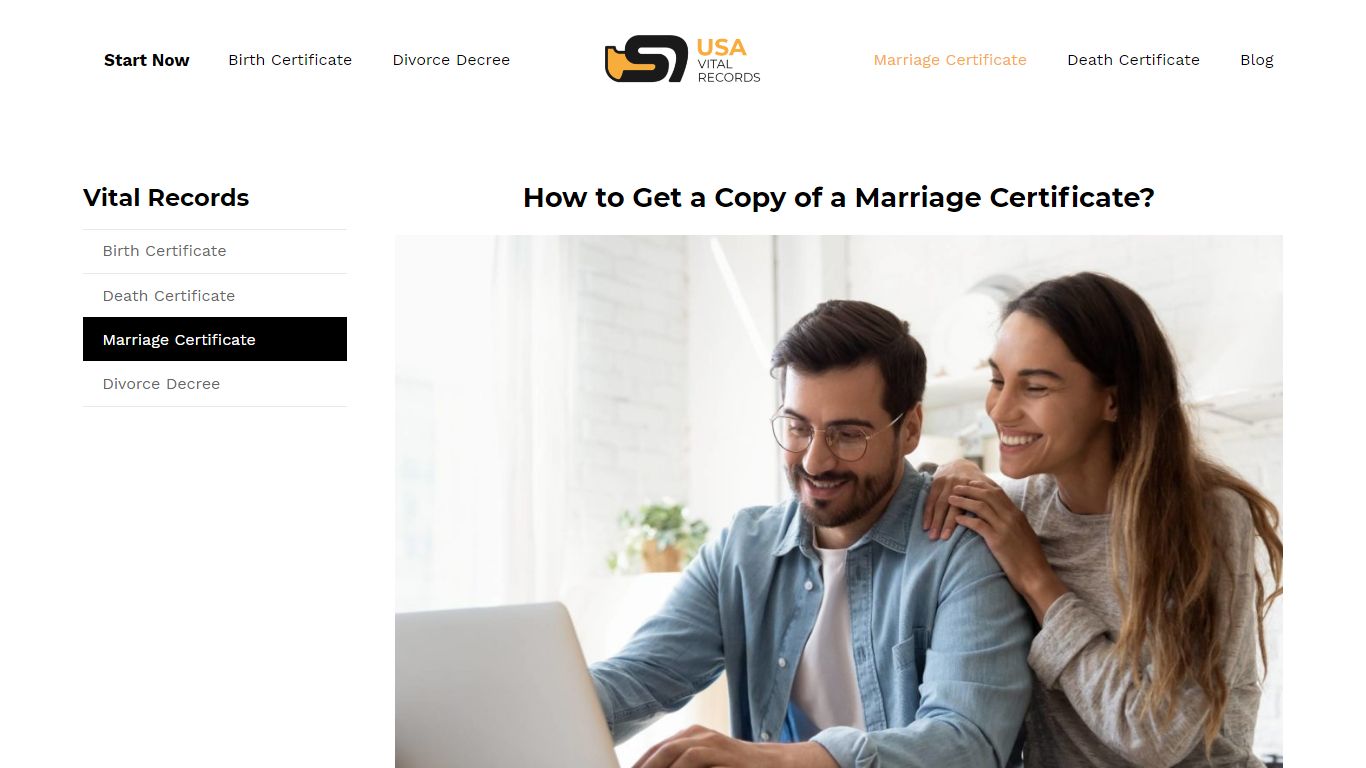 How To Get a Copy of A Marriage Certificate? | USA Vital Records